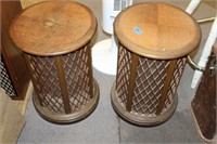 PAIR OF VINTAGE PIONEER SPEAKER END TABLES