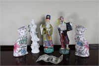 Assorted Porcelin Figurines China. See Description