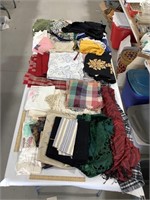 Tablecloth Lot w/ Scarves