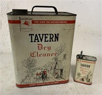 2 Socony-Vacuum Tavern tins