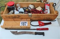 Miscellaneous Wires, Wood Box & More