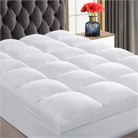 INGALIK Queen Mattress Topper  Extra Thick