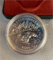 1980 Canada proof  silver dollar épreuve en