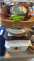 Lot of Box, basket, and other items