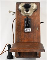 Western Electric oak wall phone