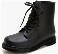 PVC Combat rain Boots size women’s 6.5-7