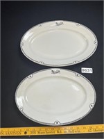 Antique Ben Garavelli Ironstone Platters