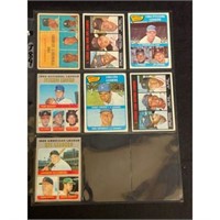 (7) 1960's-70's Topps Baseball Leaders With Hof