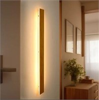 LED Wall Light Indoor Bamboo Wood 39.4"