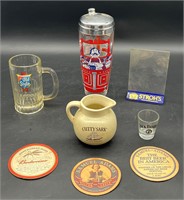 VTG BEER & LIQUOR ADVERTISING ITEMS