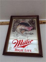 * Miller High Life Rainbow Trout Mirror