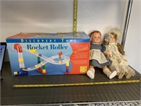 Rocket Roller and 2 dolls