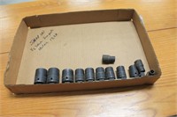 Snap On 1/2 Drive Impact 12 pieces