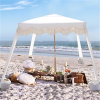 AMMSUN Beach Cabana  6'6'  Tassel Beach Canopy