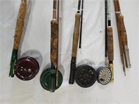 Vintage fly rod & reel lot