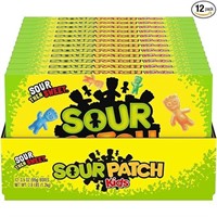 SOUR PATCH KIDS Soft&Chewy Candy 12pk 3.5ozBoxes