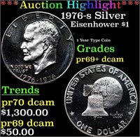 Proof ***Auction Highlight*** 1976-s Silver Eisenh