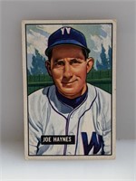 1951 Bowman #240 Joe Hayes Senators High Number