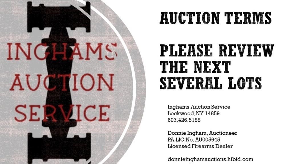 ONLINE ONLY - FIREARM & AMMUNITION AUCTION