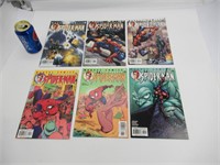 6 comics book Spider-Man
