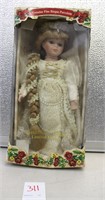 Fine Porcelain Bisque Doll w Original Box