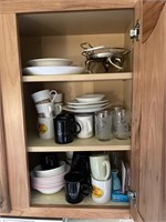 Contents of cabinet