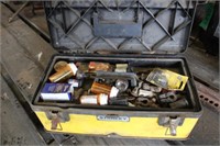 Stanley Tool Box Full of Electric Connectors, Wire