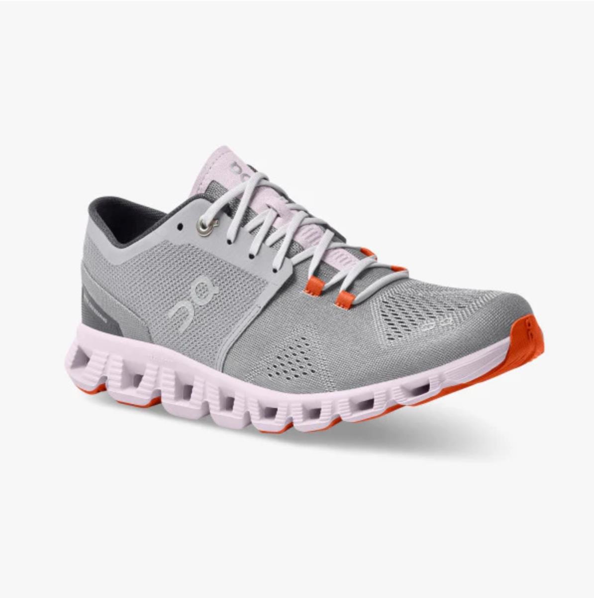 ON Women's Cloud X 3 Sneakers 7.5 W  Alloy - Lilly