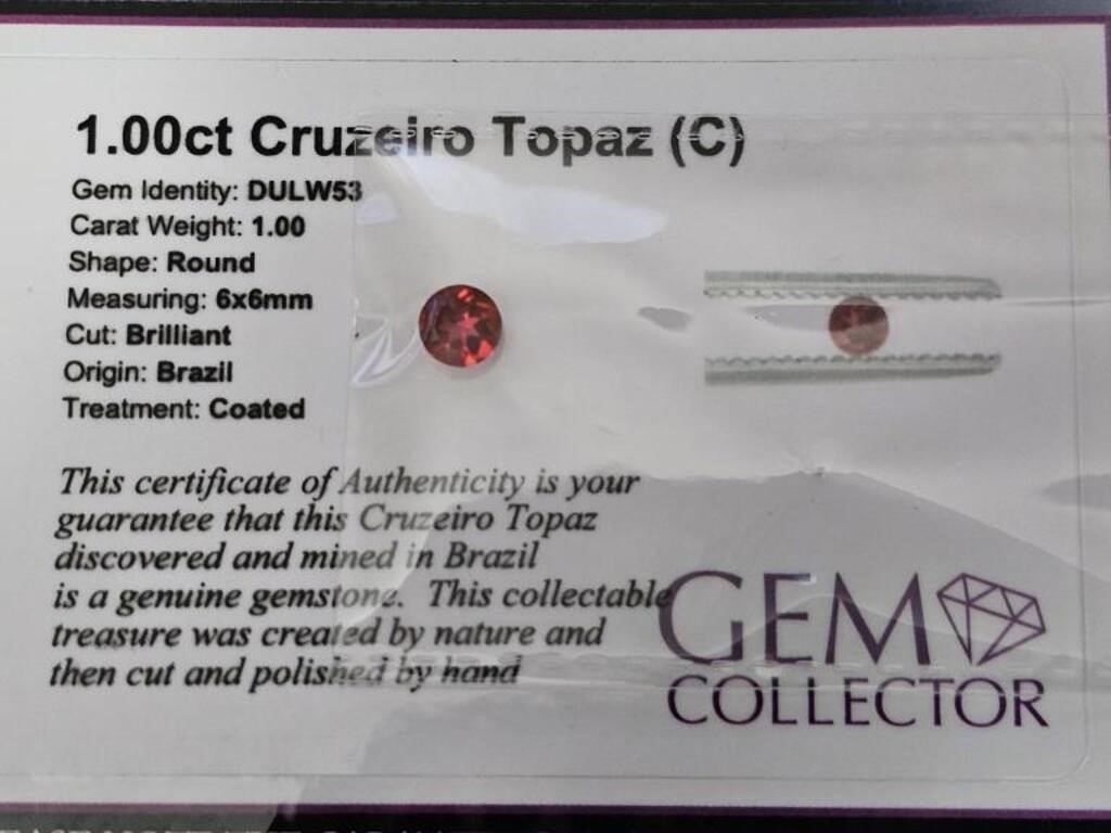 1.00ct Cruzeiro Topaz