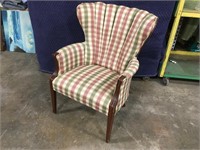 Plaid Upholstered Chair