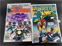 2 Marvel comics Fantastic Four vs X-men 204, and T