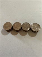 28 Eisenhower dollar coins bicentennial