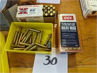 97 Rounds - 22 Magnum Ammo