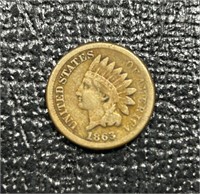 1863 US Indian Cent