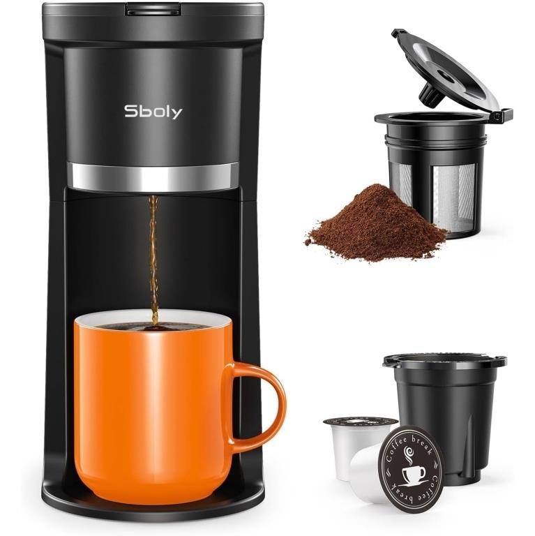 WF2520  Sboly Mini Single Coffee Maker 6-12 Oz B