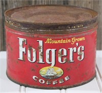 Folgers Coffee Tin