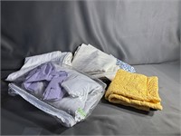 Assortment Of Curtains & Pillowcases, Misc