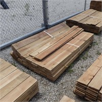 96 pcs. 1" x 6" x 6' CEDAR LUMBER