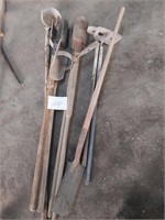 Hand tools - post hole digger and others
