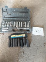 Lot of sockets, not complete sets