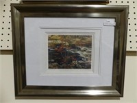 A.Y. JACKSON "THE RED MAPLE" FRAMED PRINT