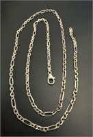 Sterling silver men’s chain 28” long