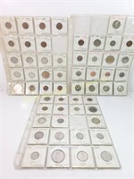 Group of 74 Assorted Foreign Coins