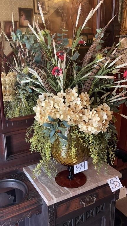 Large floral arrangement
 36” height