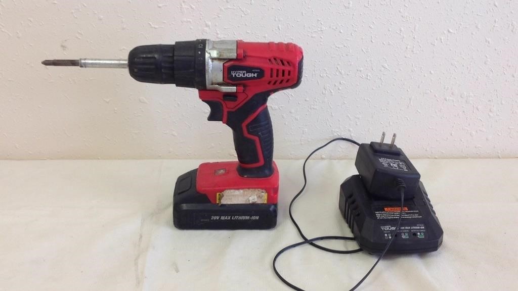 Hyper Tough 20v Lithium Drill Tested working