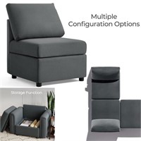New $229 Single Seat  Sofa Couch with Storage