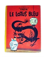 Tintin. Le lotus bleu. B10 de 1954.