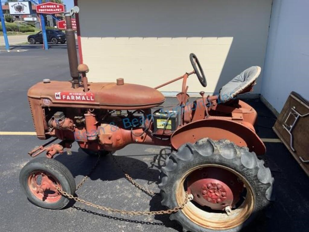 Farmall model A tractor