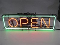 30.5"x 9"x 5.5" Neon Open Sign Tested Working