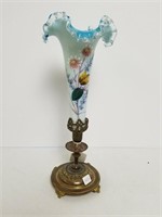 Beautiful Ruffled Vintage Bud Vase